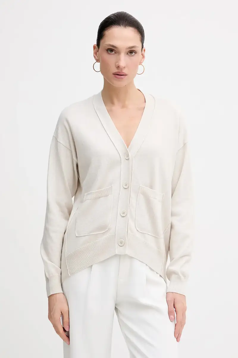 Sisley Cardigan Donna Beige 3840499