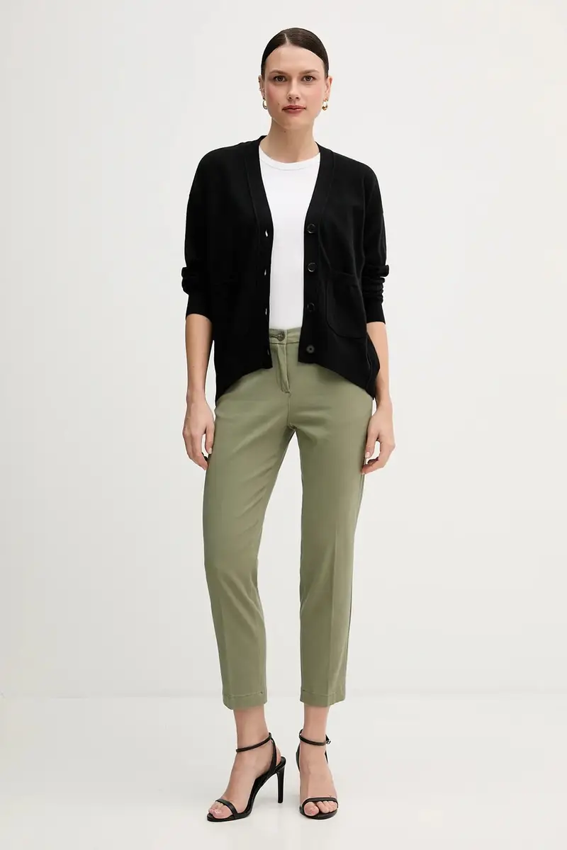 Sisley Cardigan Donna Nero 3847814 miniatura 2