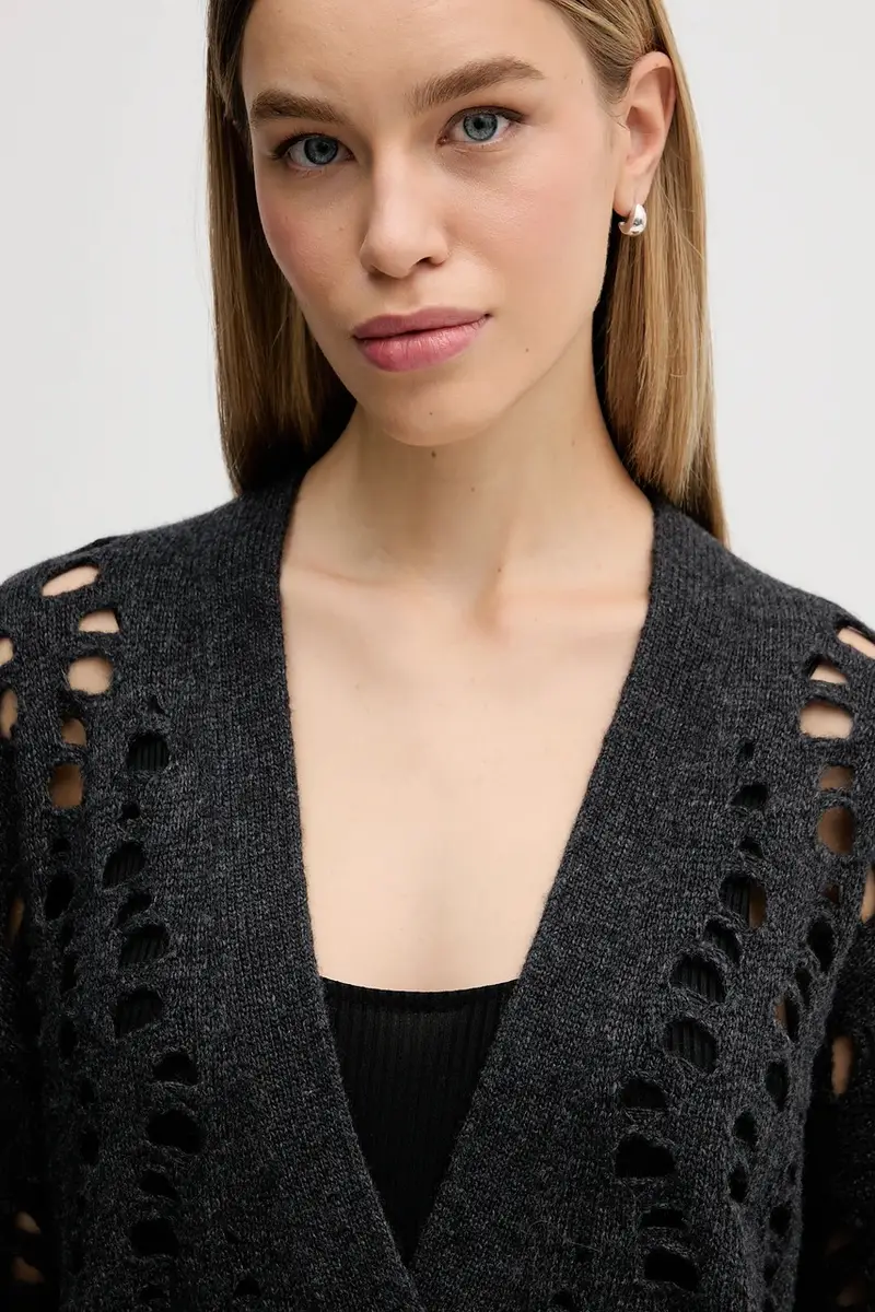 Sisley Cardigan Grigio 3981349 miniatura 4