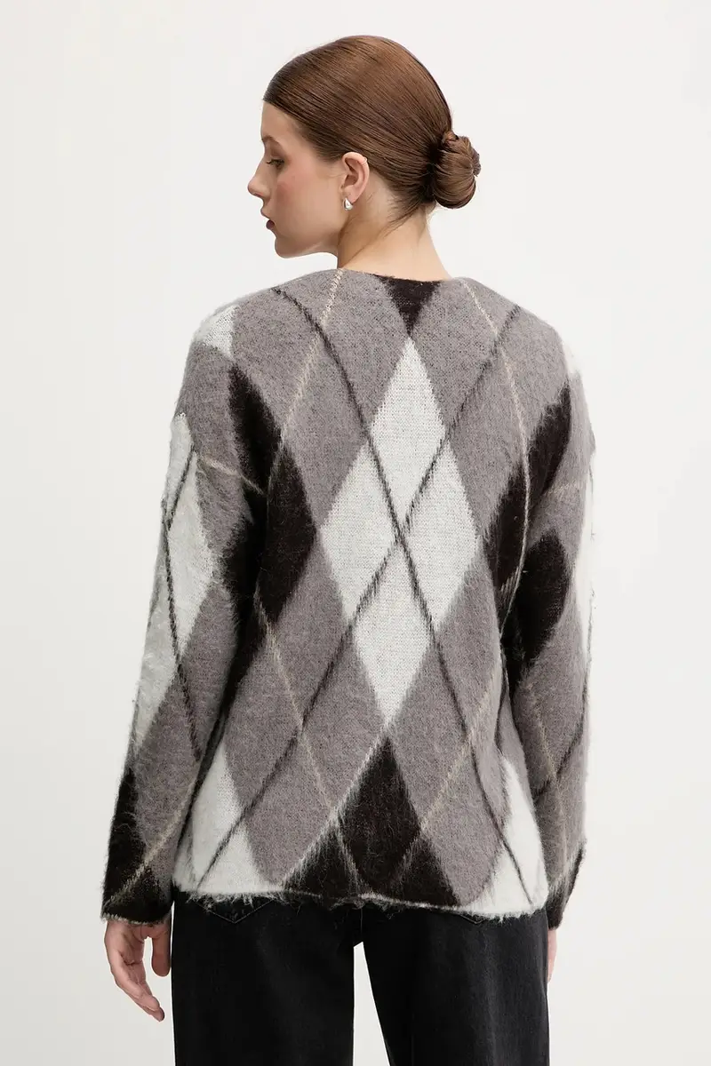 Sisley Cardigan Grigio 3981340 miniatura 3