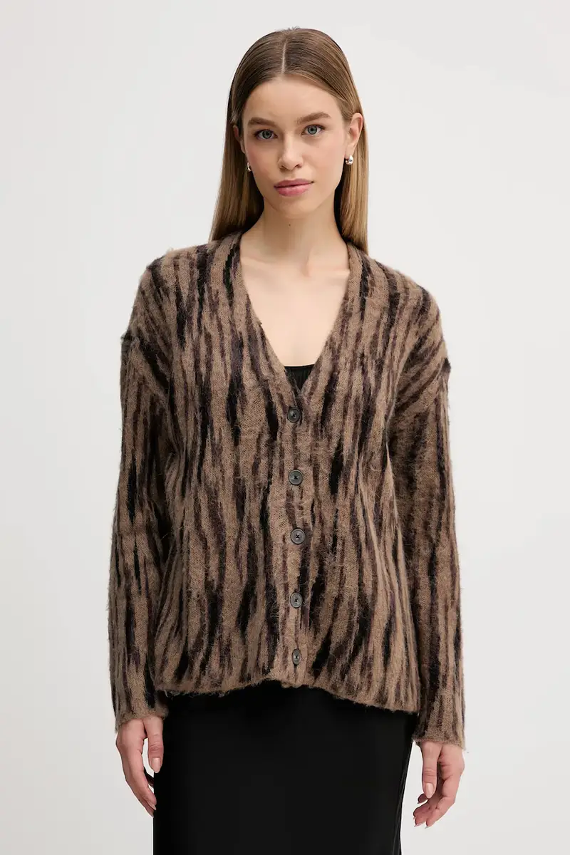 Sisley Cardigan Marrone 3981460