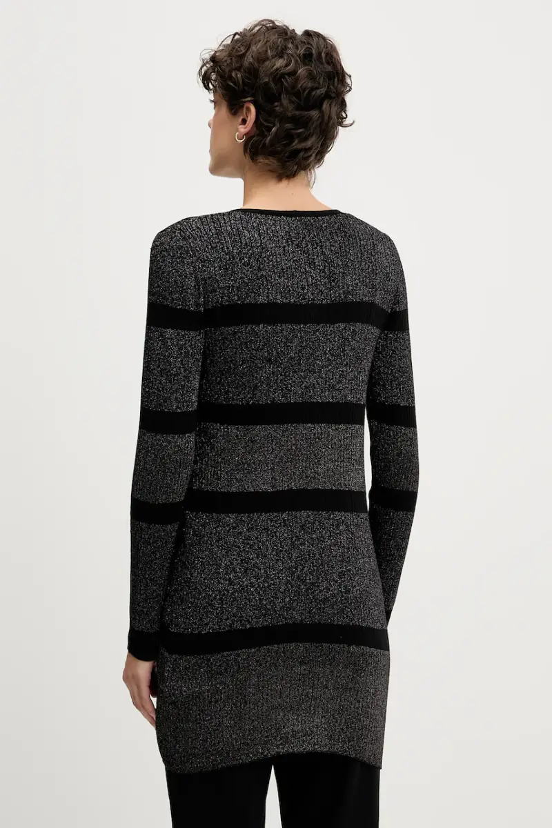 Sisley Cardigan Donna Nero 3847856 miniatura 3