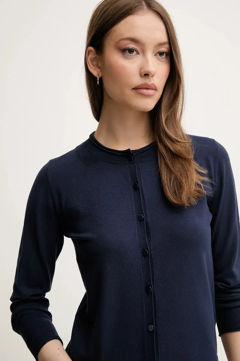 Sisley Cardigan Donna Blu 3589992 miniatura 4