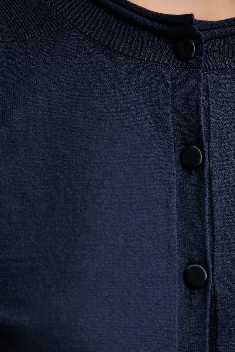 Sisley Cardigan Donna Blu 3589992 miniatura 5