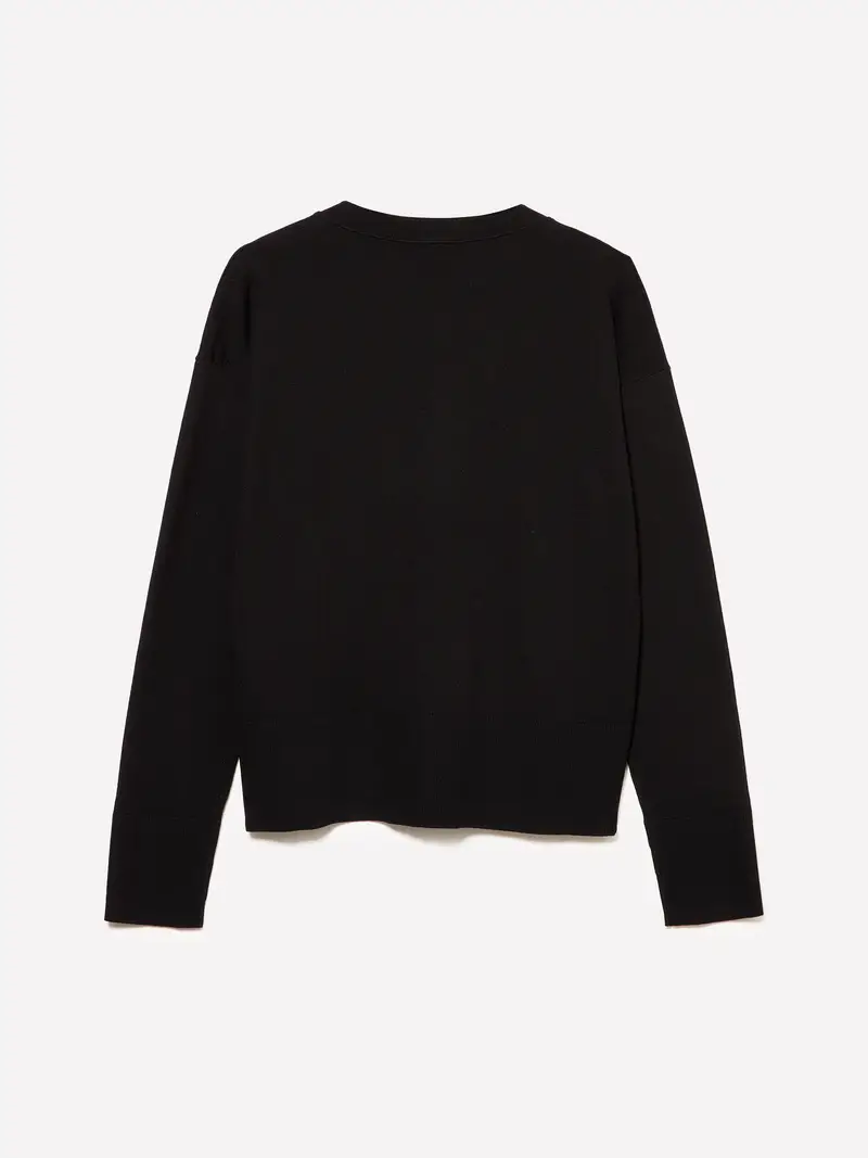 Cardigan Regular Fit, Donna, Nero miniatura 2