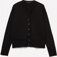 Cardigan Regular Fit, Donna, Nero miniatura 4