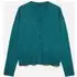 Cardigan Regular Fit, Donna, Verde Ottanio miniatura 5