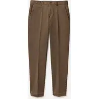 Chino Tinta Unita, Uomo, Marrone miniatura 4