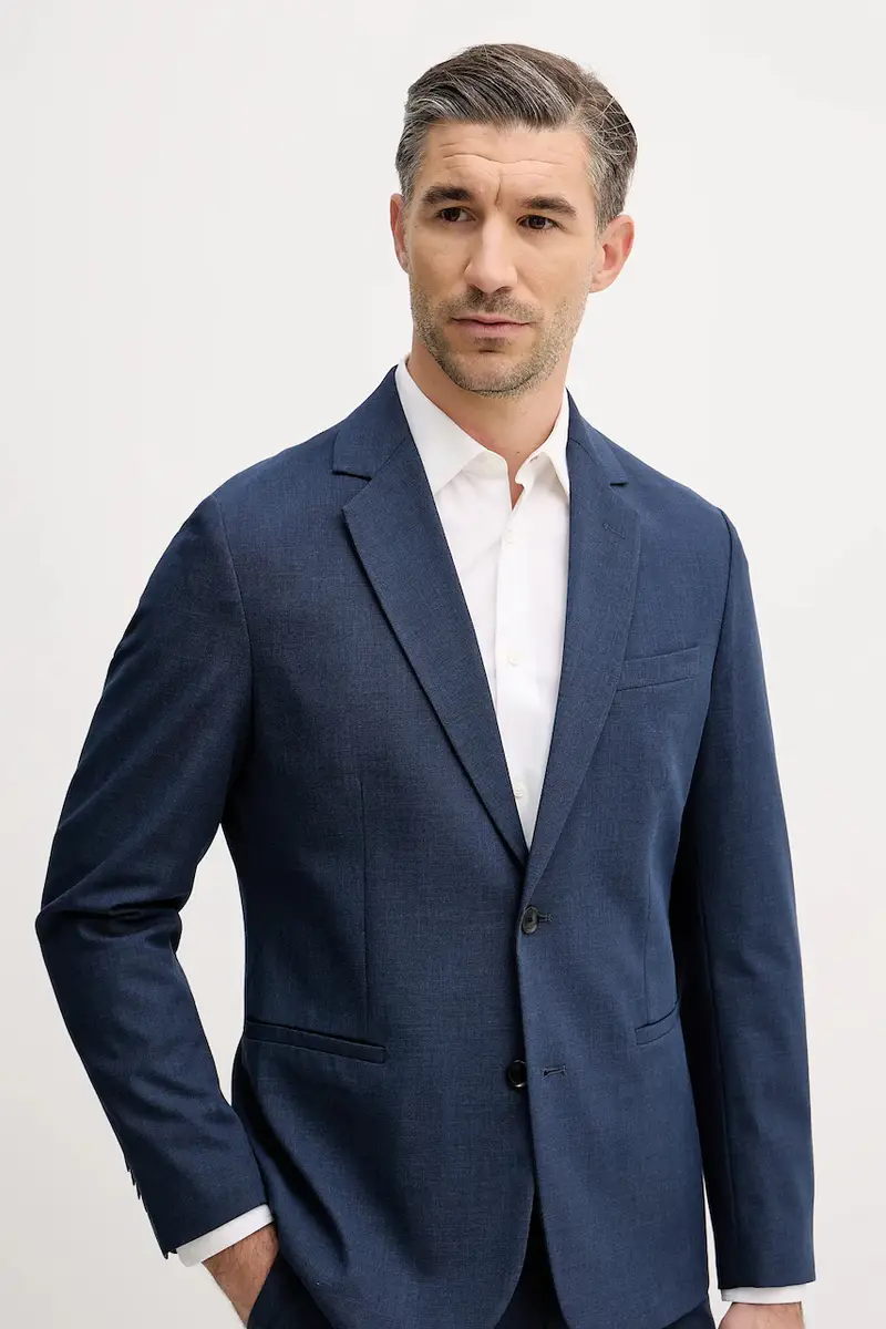 giacca Blu navy miniatura 4