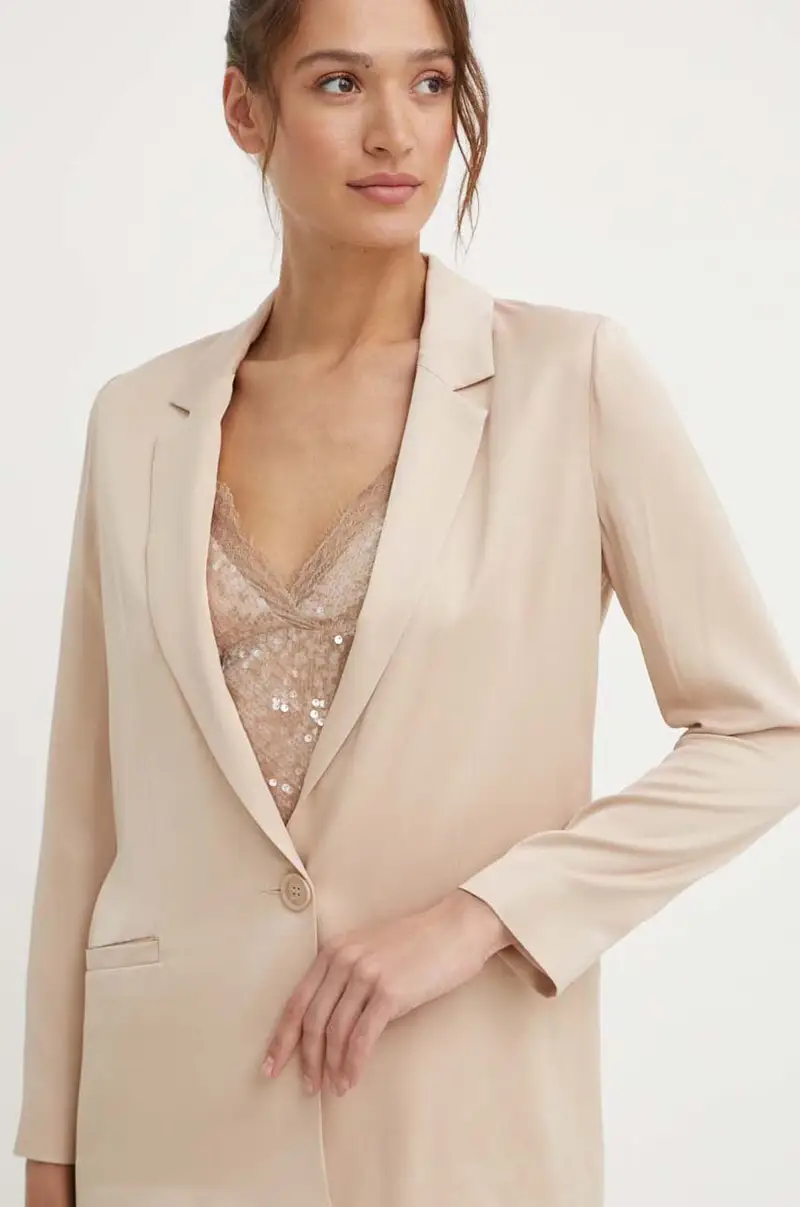 giacca colore beige 2Q6ZLW02D miniatura 4