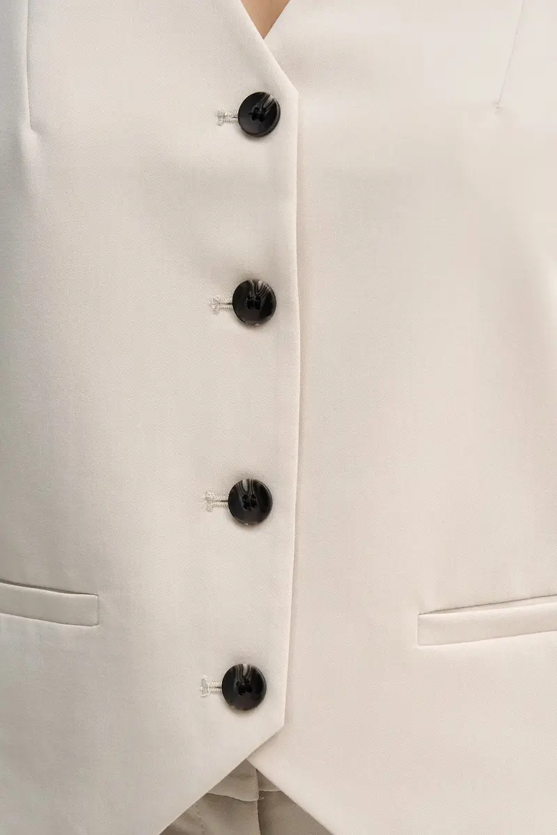 Sisley Gilet Beige 3980936 miniatura 4