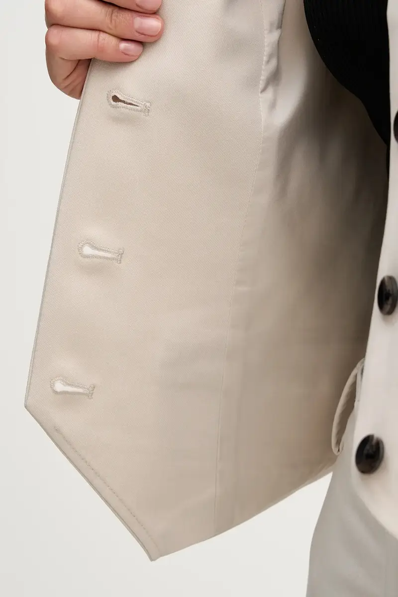 Sisley Gilet Beige 3980936 miniatura 5