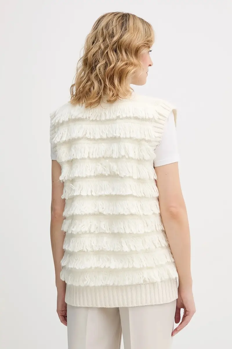 Sisley Gilet Beige 3955831 miniatura 3