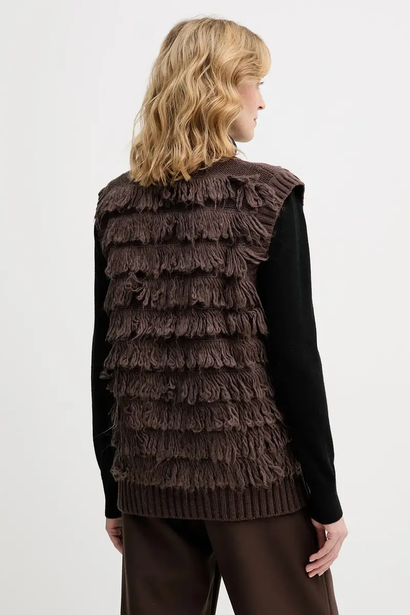 Sisley Gilet Marrone 3956733 miniatura 3