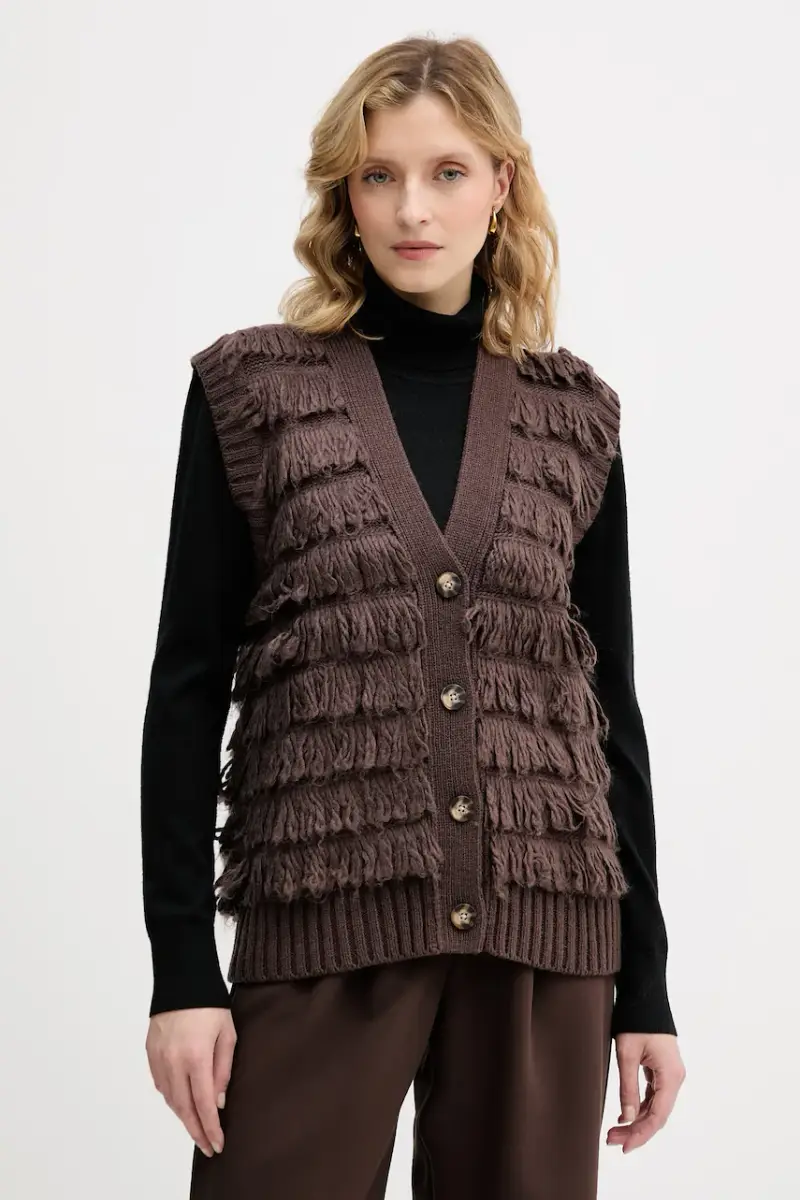Sisley Gilet Marrone 3956733