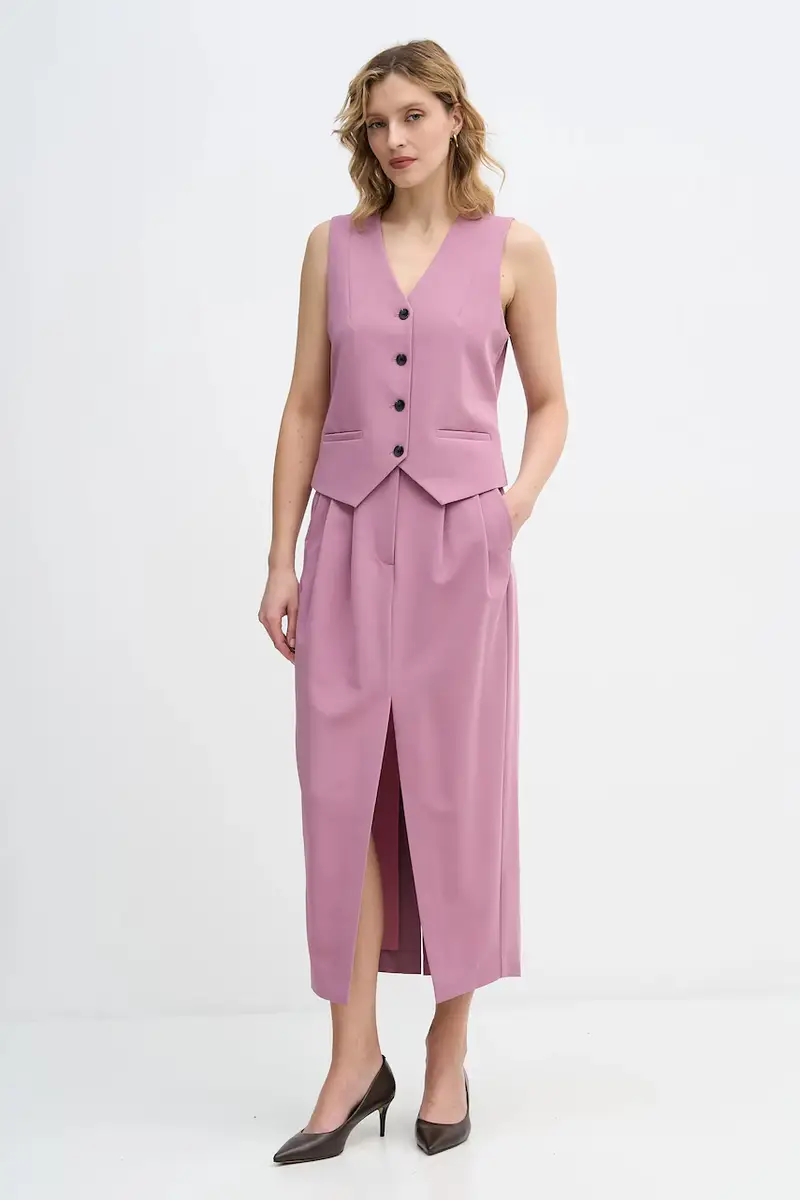 Sisley Gilet Donna Rosa 3982374 miniatura 2