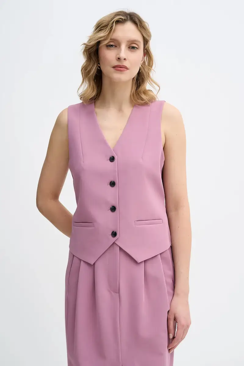 Sisley Gilet Donna Rosa 3982374