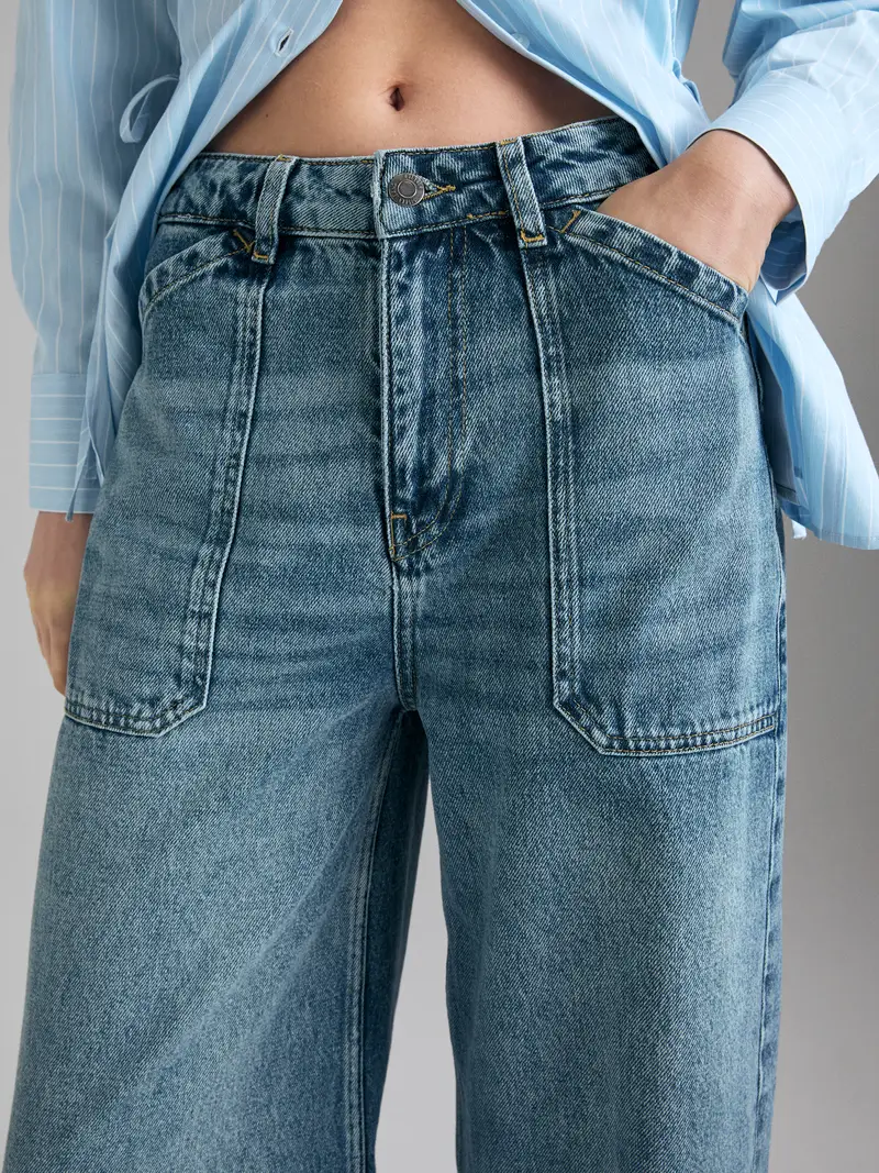 Jeans Ampi, Donna, Blu miniatura 4