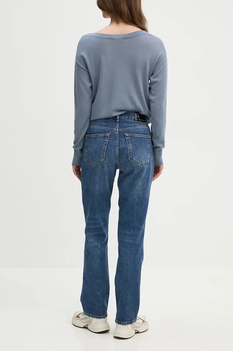 Sisley Jeans Donna Blu 3313662 miniatura 3