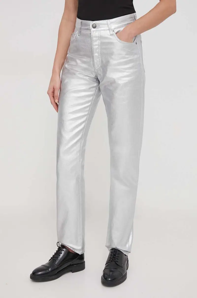 Sisley Jeans Donna Argento 2207362