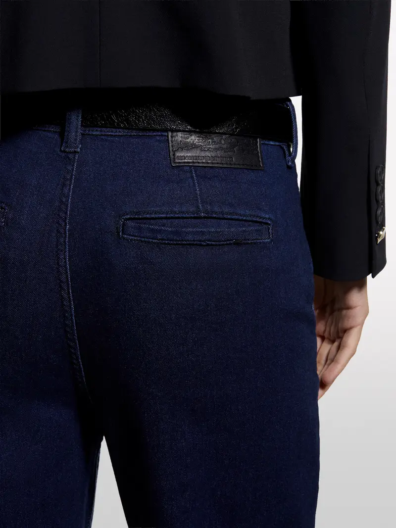 Jeans Style 71 Chino Slim Fit Blu Scuro, Donna, Blu Scuro miniatura 4