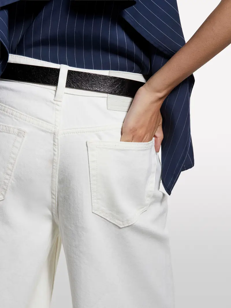 Jeans Style 72 Wide Fit Bianchi, Donna, Bianco miniatura 4