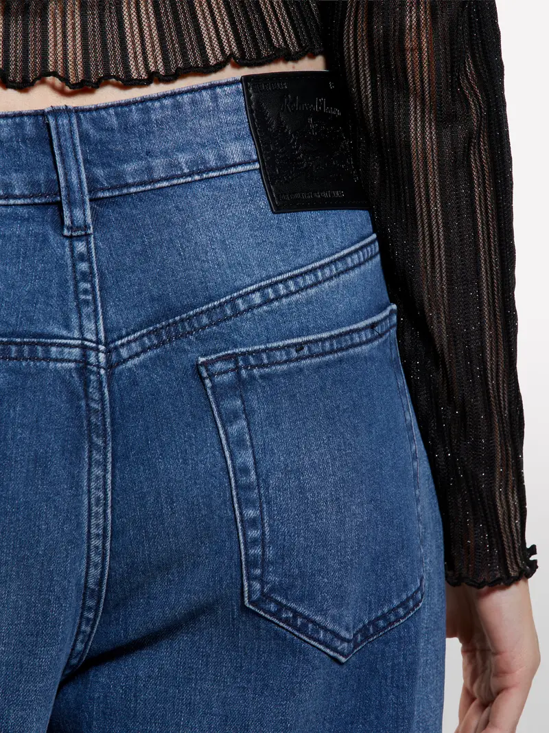 Jeans Style 72 Wide Fit Blu, Donna, Blu Scuro miniatura 4