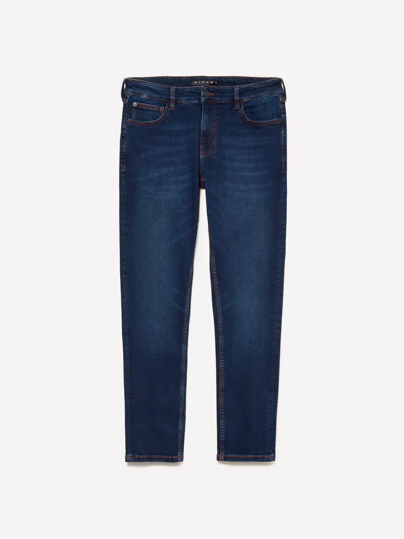 Jeans Style 73 Skinny Fit Blu, Uomo, Blu Scuro miniatura 5