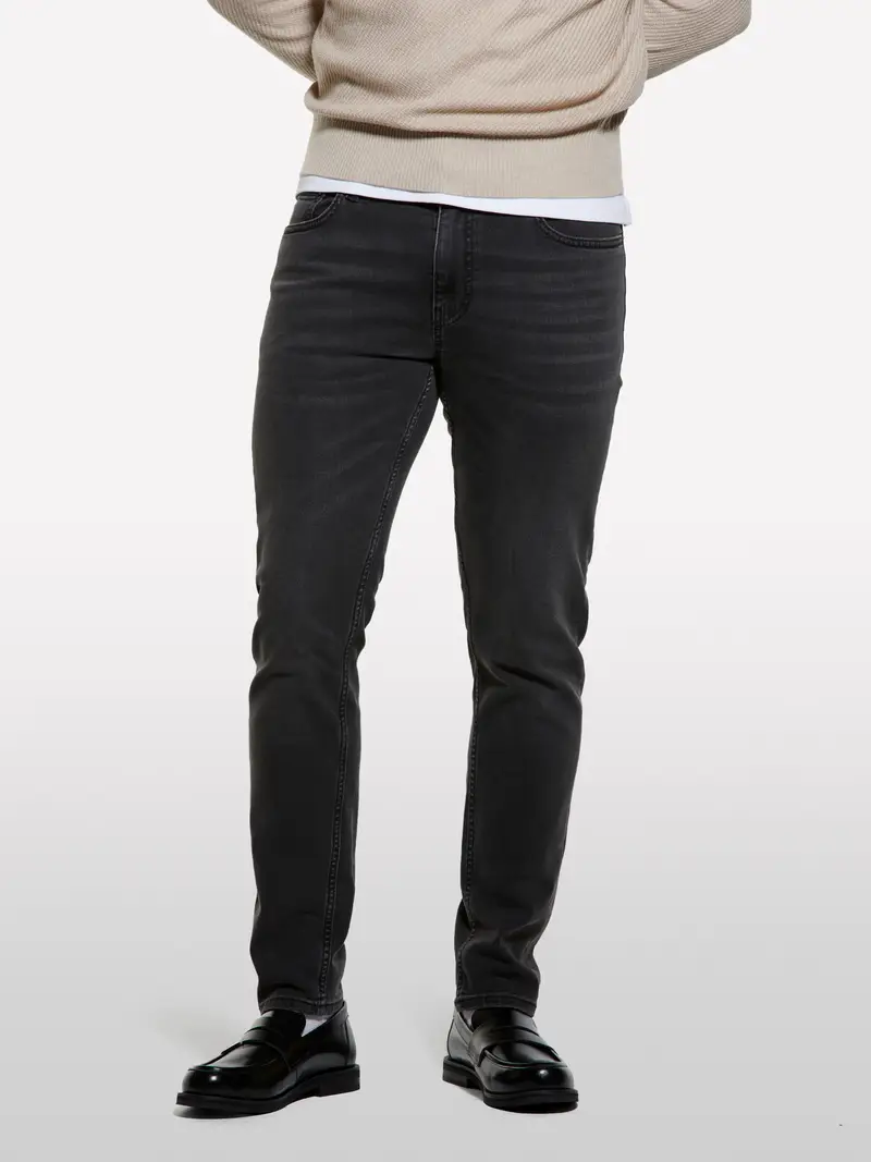 Jeans Style 73 Skinny Fit Nero, Uomo, Nero miniatura 3