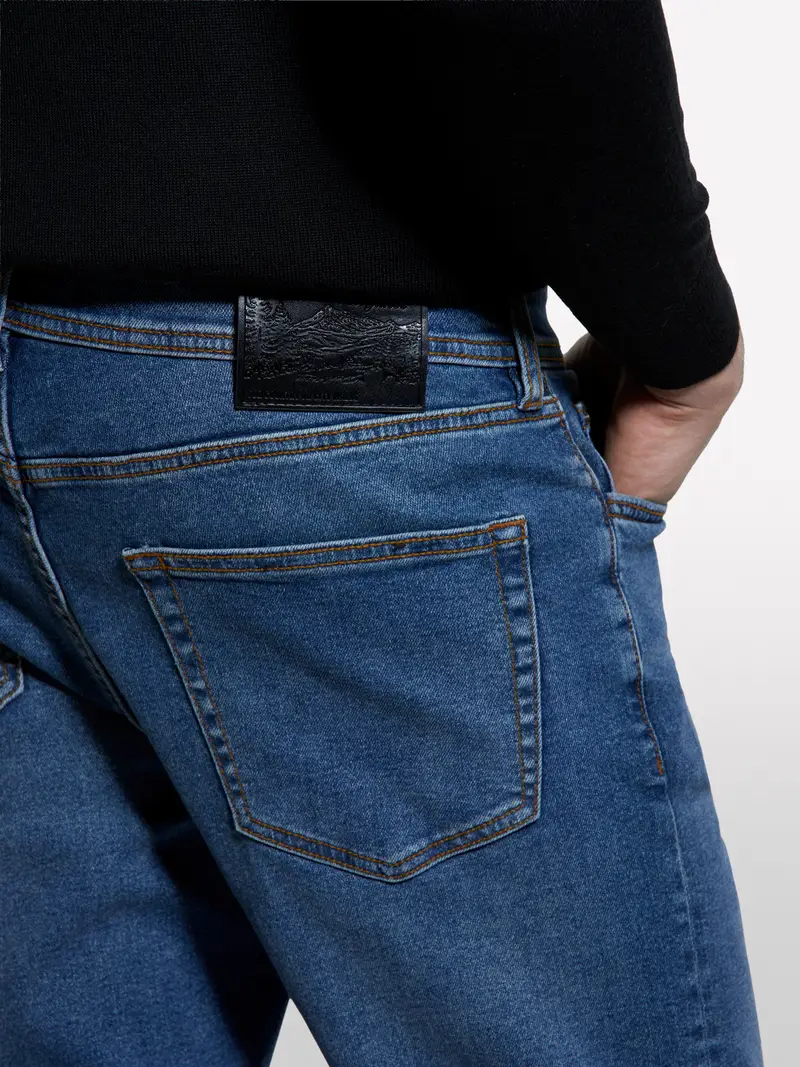 Jeans Style 74 Slim Fit Blu Chiaro, Uomo, Blu Chiaro miniatura 4