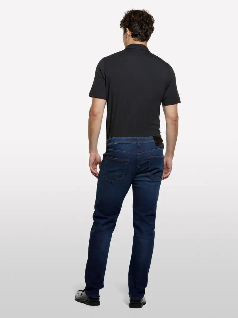 Jeans Style 74 Slim Fit Blu, Uomo, Blu Scuro miniatura 2