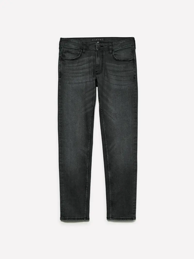 Jeans Style 74 Slim Fit Neri, Uomo, Nero miniatura 5