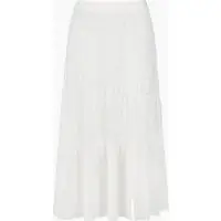 Gonna Crema In Pizzo, Donna, Bianco Panna miniatura 5
