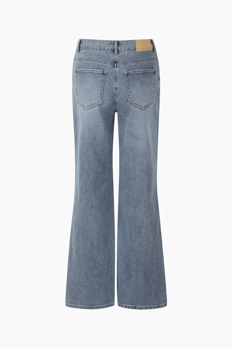 Jeans A Vita Alta, Donna, Blu miniatura 2