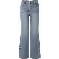 Jeans A Vita Alta, Donna, Blu miniatura 5