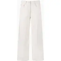 Jeans Barrel Fit, Donna, Bianco Panna miniatura 5