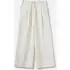 Pantaloni Ampi, Donna, Bianco Panna miniatura 5