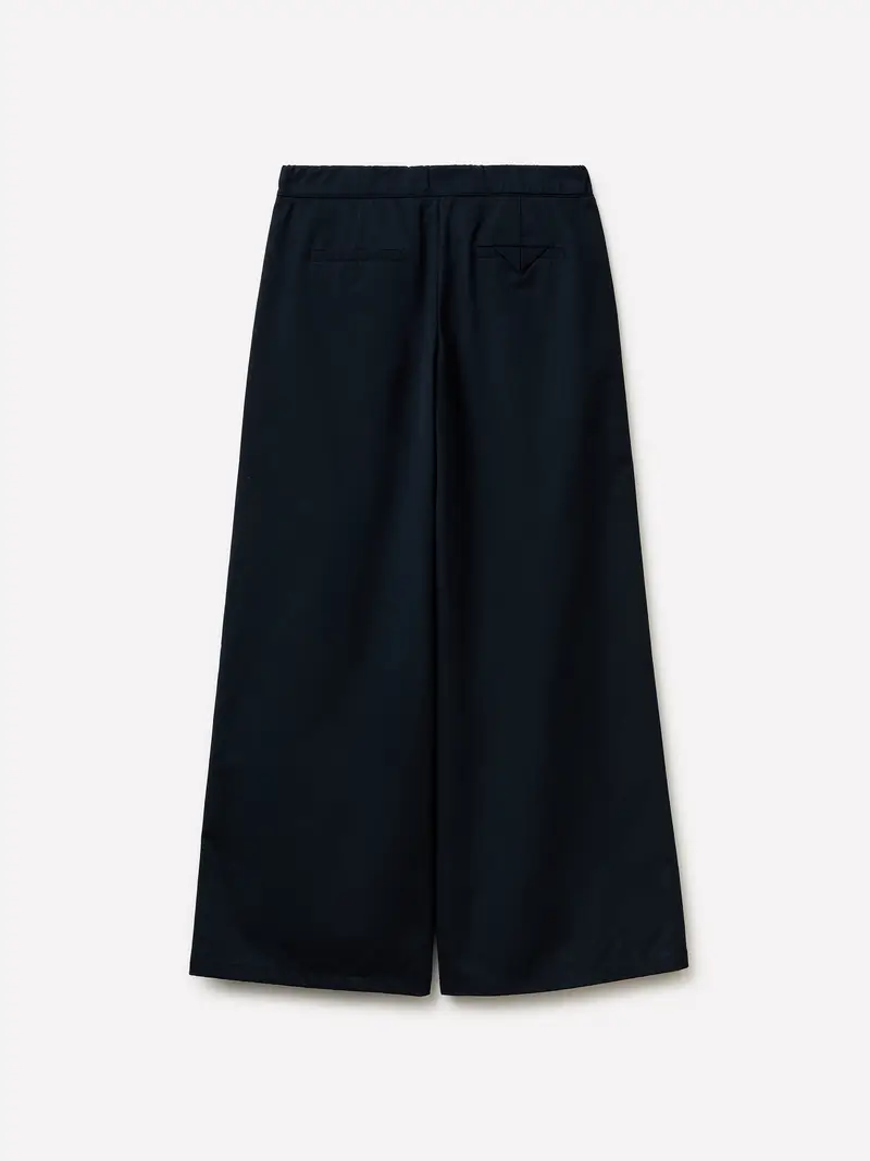 Pantaloni Ampi, Donna, Nero miniatura 2