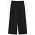 Pantaloni Ampi Neri, Donna, Nero miniatura 5