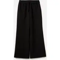 Pantaloni Neri A Zampa, Donna, Nero miniatura 4