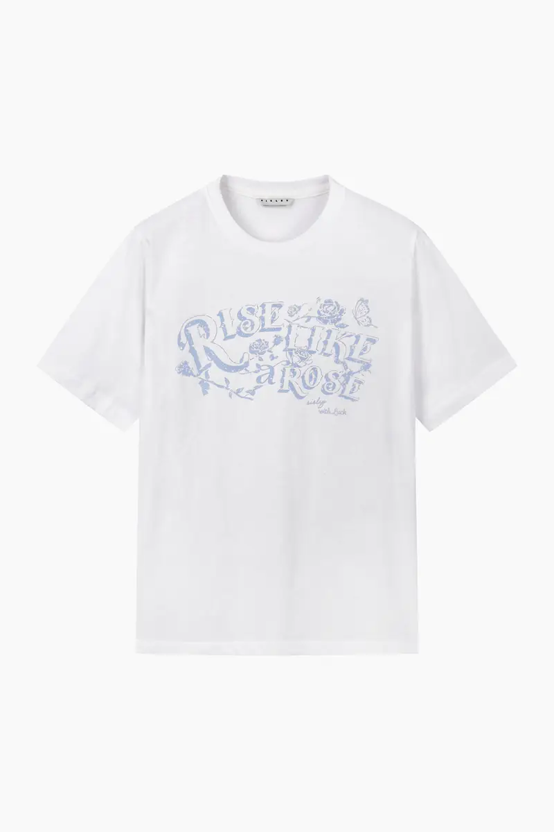 T-shirt Con Stampa, Donna, Bianco