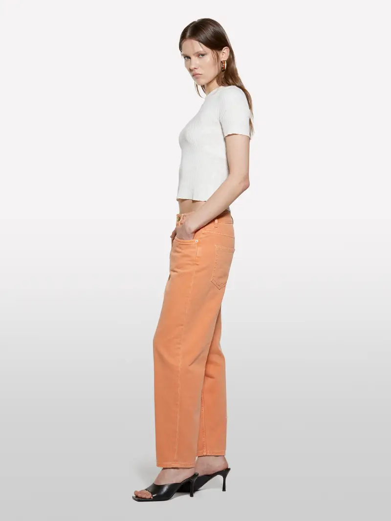 Maglia Bianca Con Oblò Dietro, Donna, Bianco miniatura 2