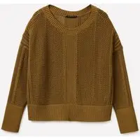 Maglia Boxy Fit, Donna, Marrone miniatura 4