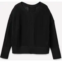 Maglia Boxy Fit, Donna, Nero miniatura 4