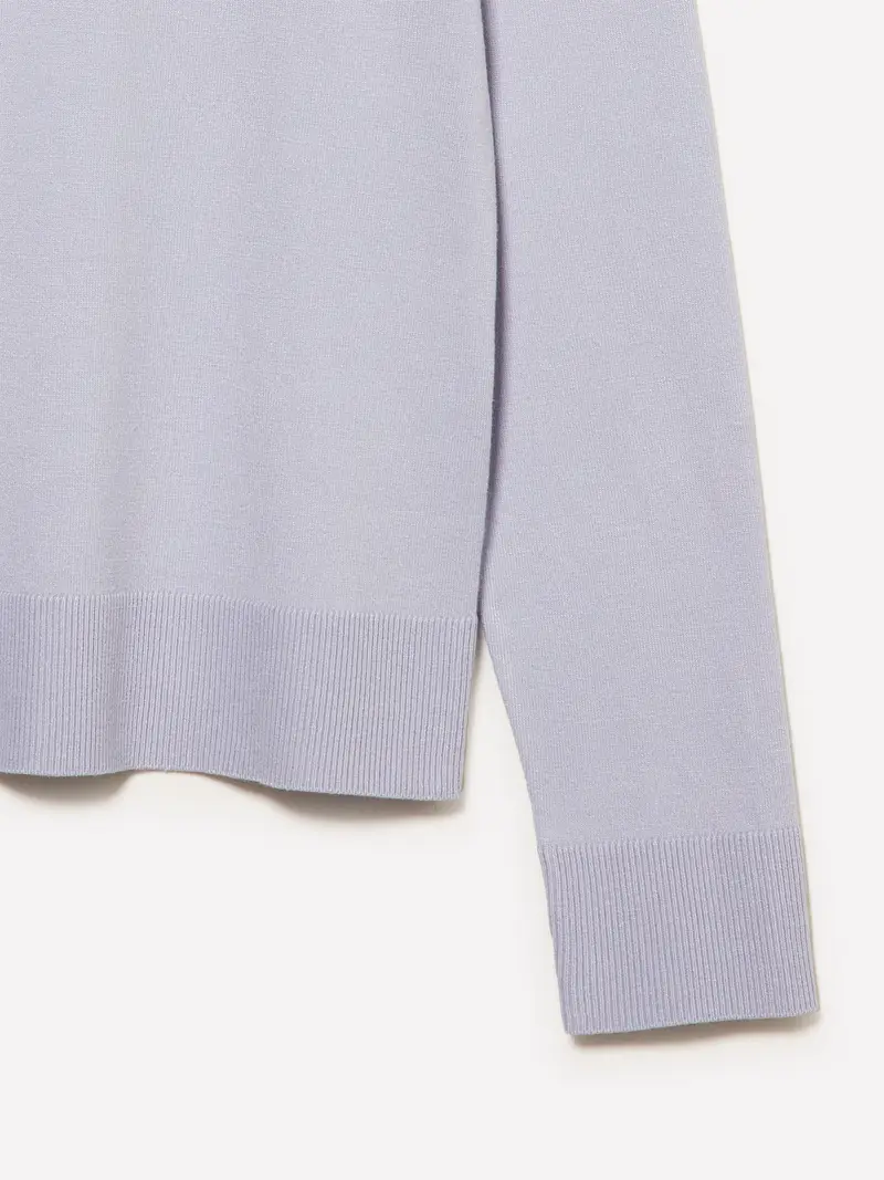 Maglia Girocollo, Donna, Blu Chiaro miniatura 3