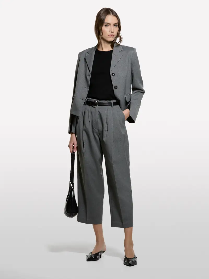 Maglia Girocollo Nera, Donna, Nero