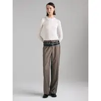 Maglia Lavorata, Donna, Bianco Panna miniatura 5