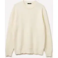 Maglia Lavorata, Uomo, Bianco Panna miniatura 4