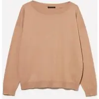 Maglia Over Fit, Donna, Cammello miniatura 4