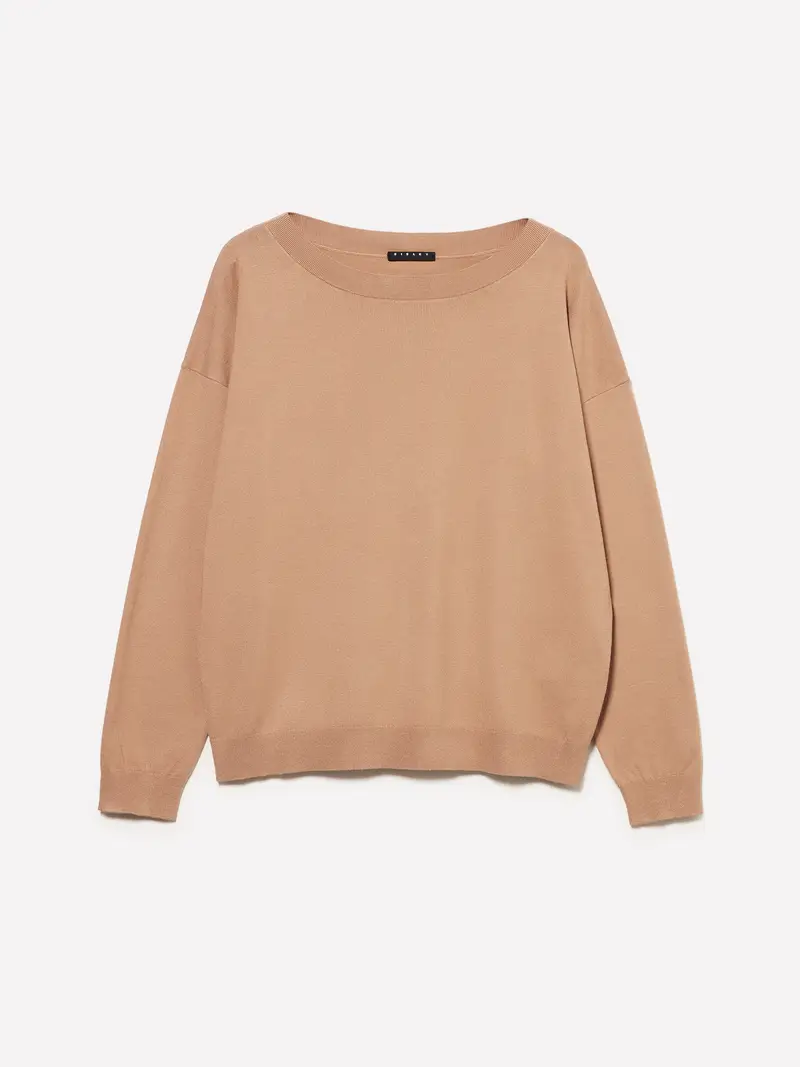 Maglia Over Fit, Donna, Cammello